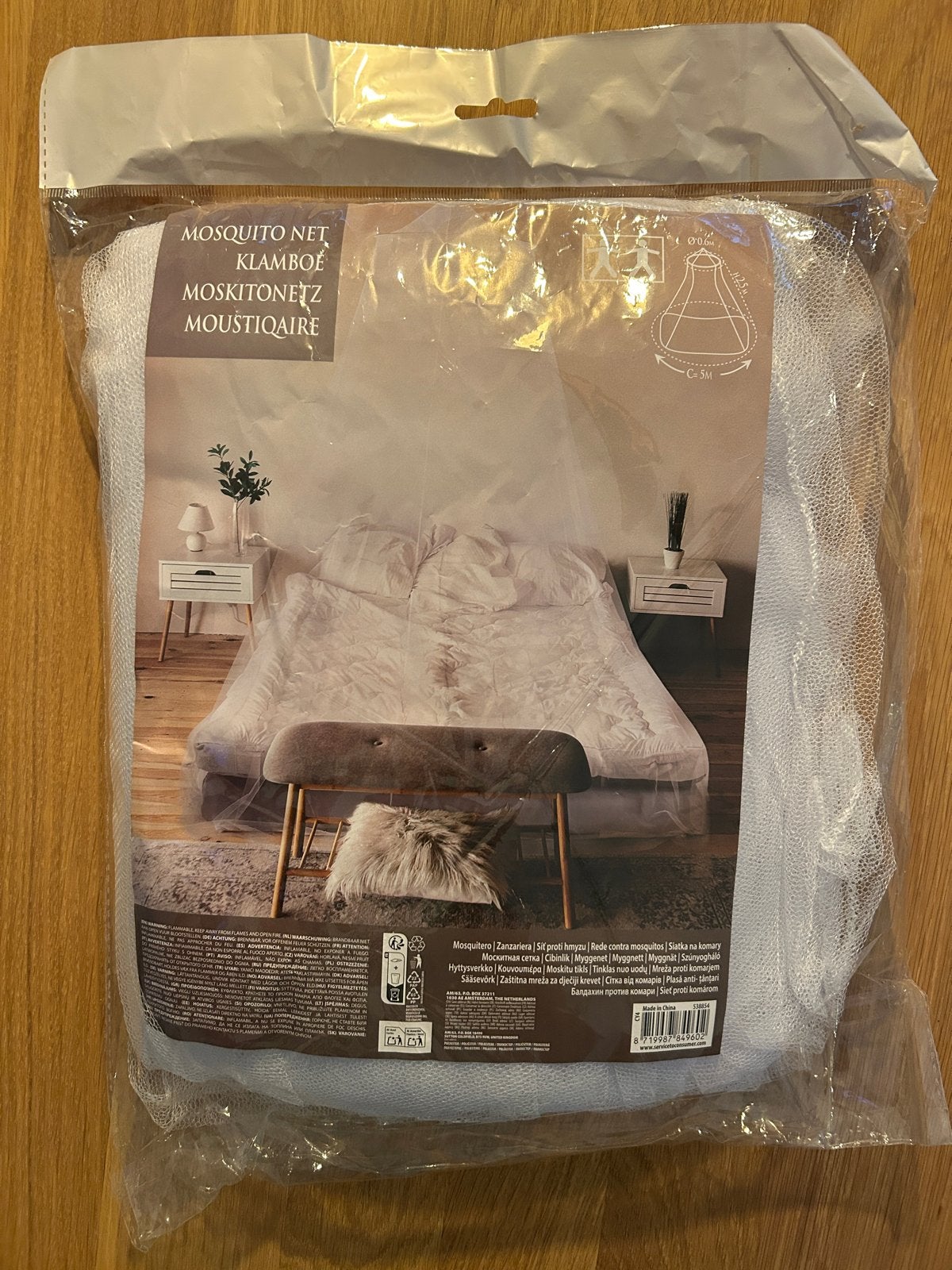 Nieuw Klamboe/Mosquito Net voor Tweepersoonsbed, Wit, Overige typen, Ophalen of Verzenden, Overige merken