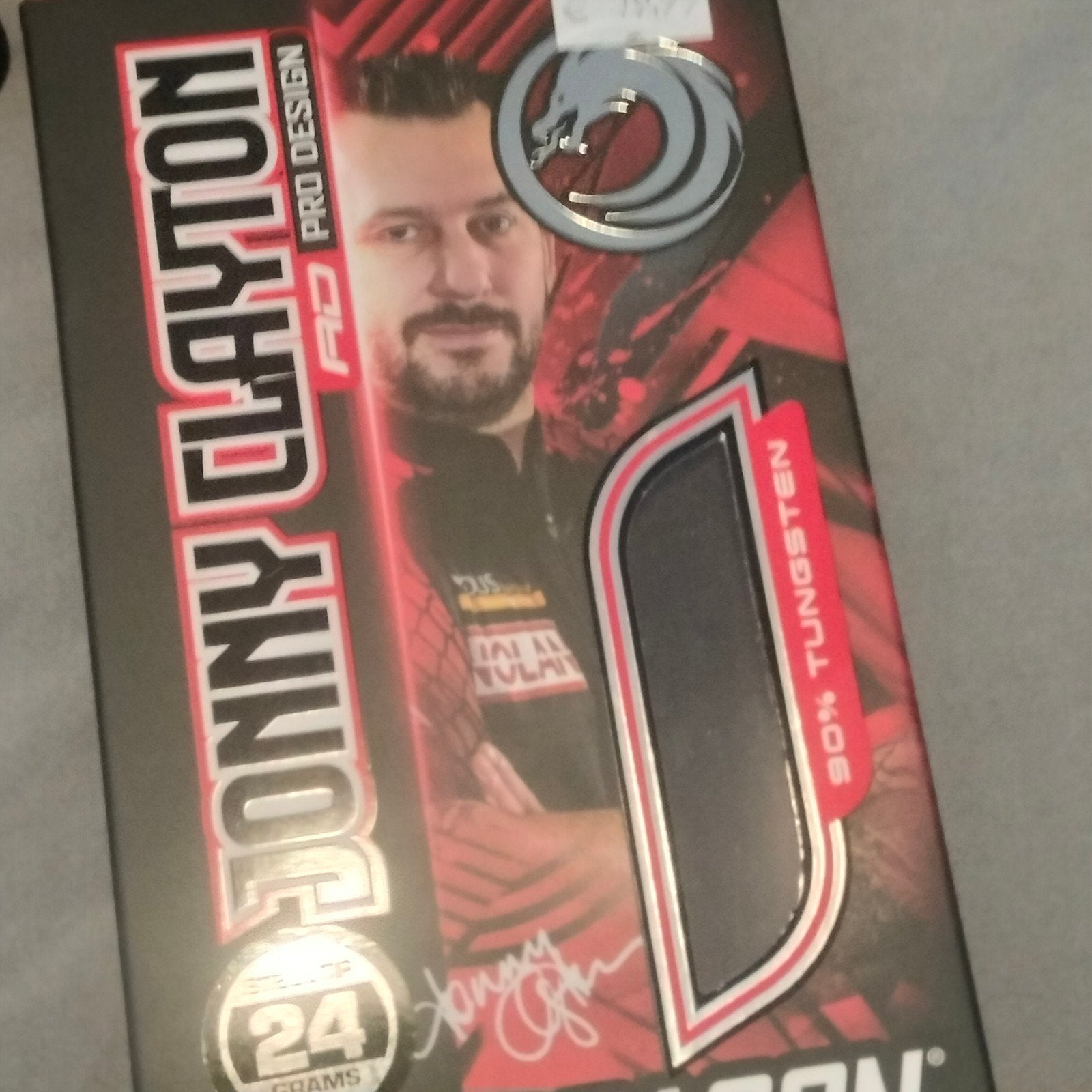 Jonny Clayton Gold Darts 24 gram - Zo goed als nieuw, Ophalen, Zo goed als nieuw, Pijlen