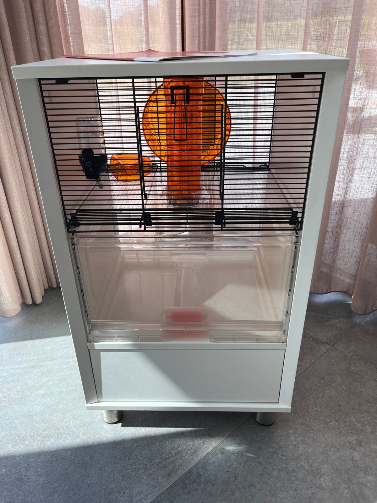 Hamsterflat, Dieren en Toebehoren, Ophalen, Kooi, Gebruikt, 60 tot 90 cm