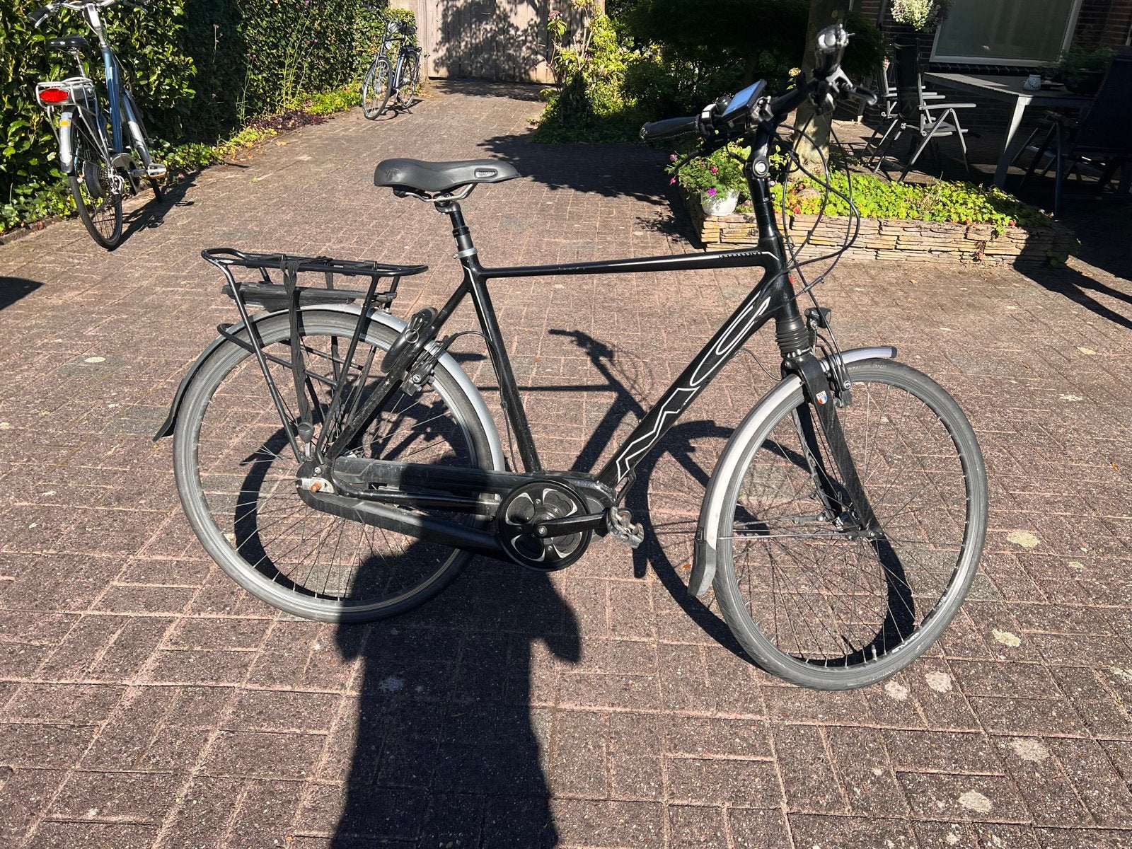 Multicycle herenfiets elektrische, Fietsen en Brommers, Fietsen | Heren | Herenfietsen, Gebruikt, Velgrem, Versnellingen, 57 tot 61 cm