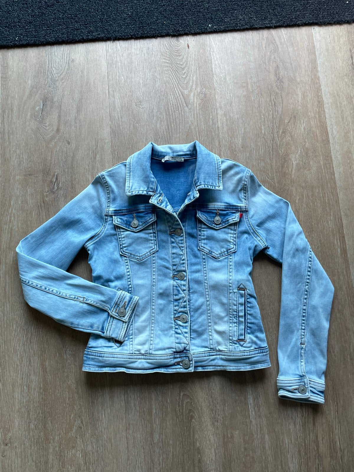 LTB Blue Addicted spijkerjasje maat 152 (12 jaar), Ophalen of Verzenden, Gebruikt, Meisje, Jas
