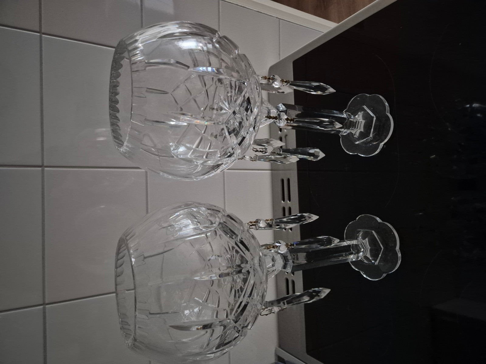 2 kleine windlichten, Ophalen of Verzenden, Overige typen