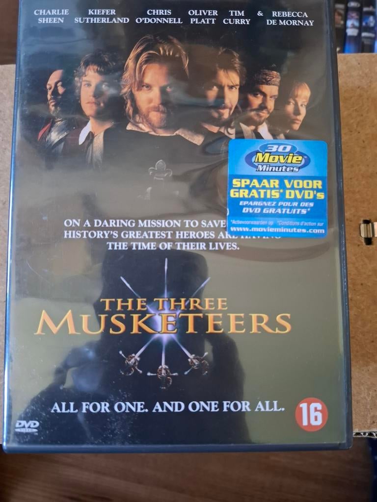 The Three Musketeers DVD - Actieklassieker, Vanaf 16 jaar, Ophalen of Verzenden, Gebruikt, Actie