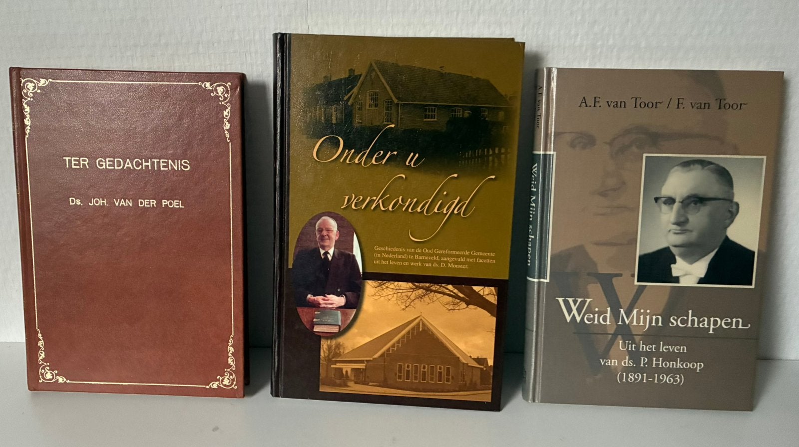 Ds van der Poel, ds Monster, en ds Honkoop, Ophalen of Verzenden, Zo goed als nieuw