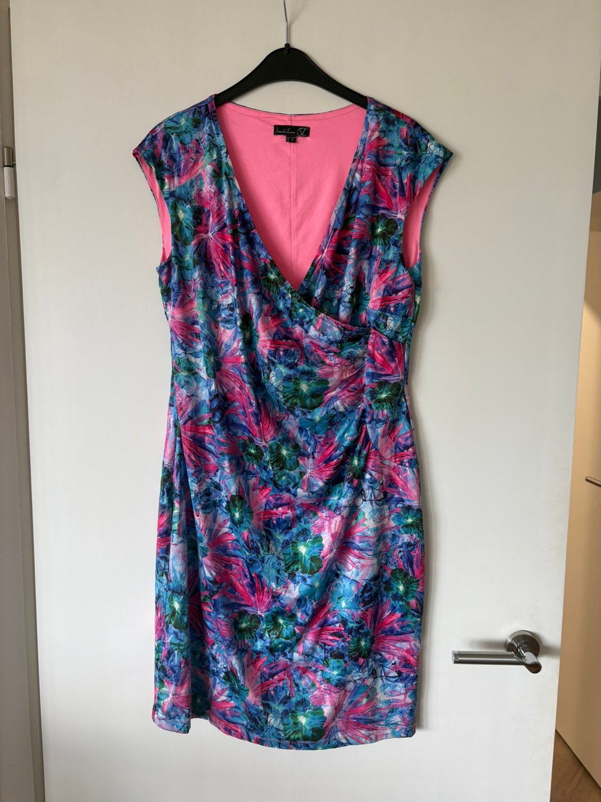 Smashed lemon jurk 42, Kleding | Dames, Jurken, Ophalen of Verzenden, Zo goed als nieuw, Maat 42/44 (L)
