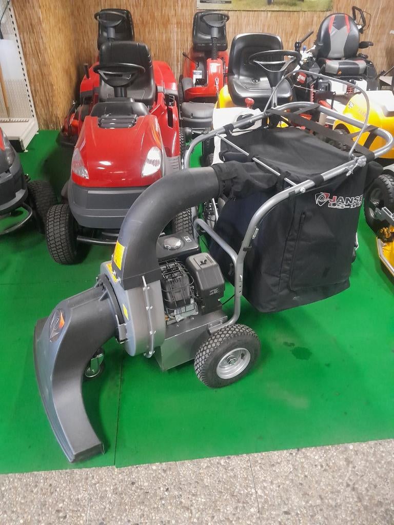 Jansen LS100 Bladzuiger, Benzine, Jansen, Met opvangzak, Ophalen of Verzenden