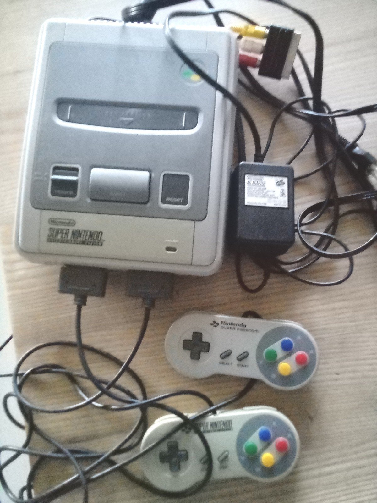 Super Nintendo  SNES incl 2 controllers, Spelcomputers en Games, Ophalen, Gebruikt, Met 2 controllers