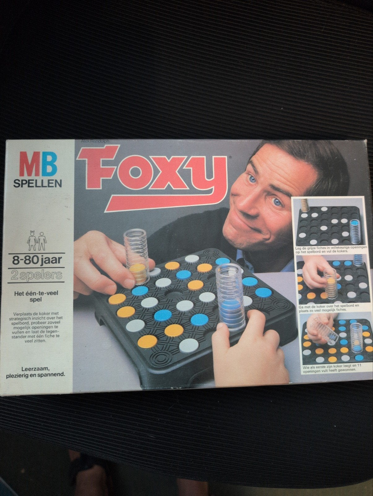 MB Foxy Spel - Het één-te-veel spel voor 2 spelers, Een of twee spelers, Ophalen, Gebruikt, MB Spellen