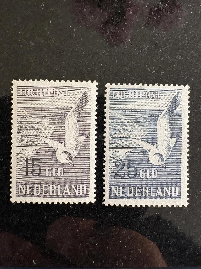 NVPH LP12/13 Zeemeeuwen postfris, Postzegels en Munten, Postzegels | Nederland, Ophalen of Verzenden, Na 1940, Postfris