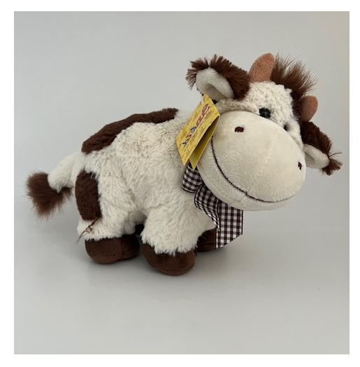 Sunkid Pluche Knuffel Koe - 21 x 11 x 17 cm (lxbxh)- NIEUW, Overige merken, Nieuw, Ophalen of Verzenden, Met label