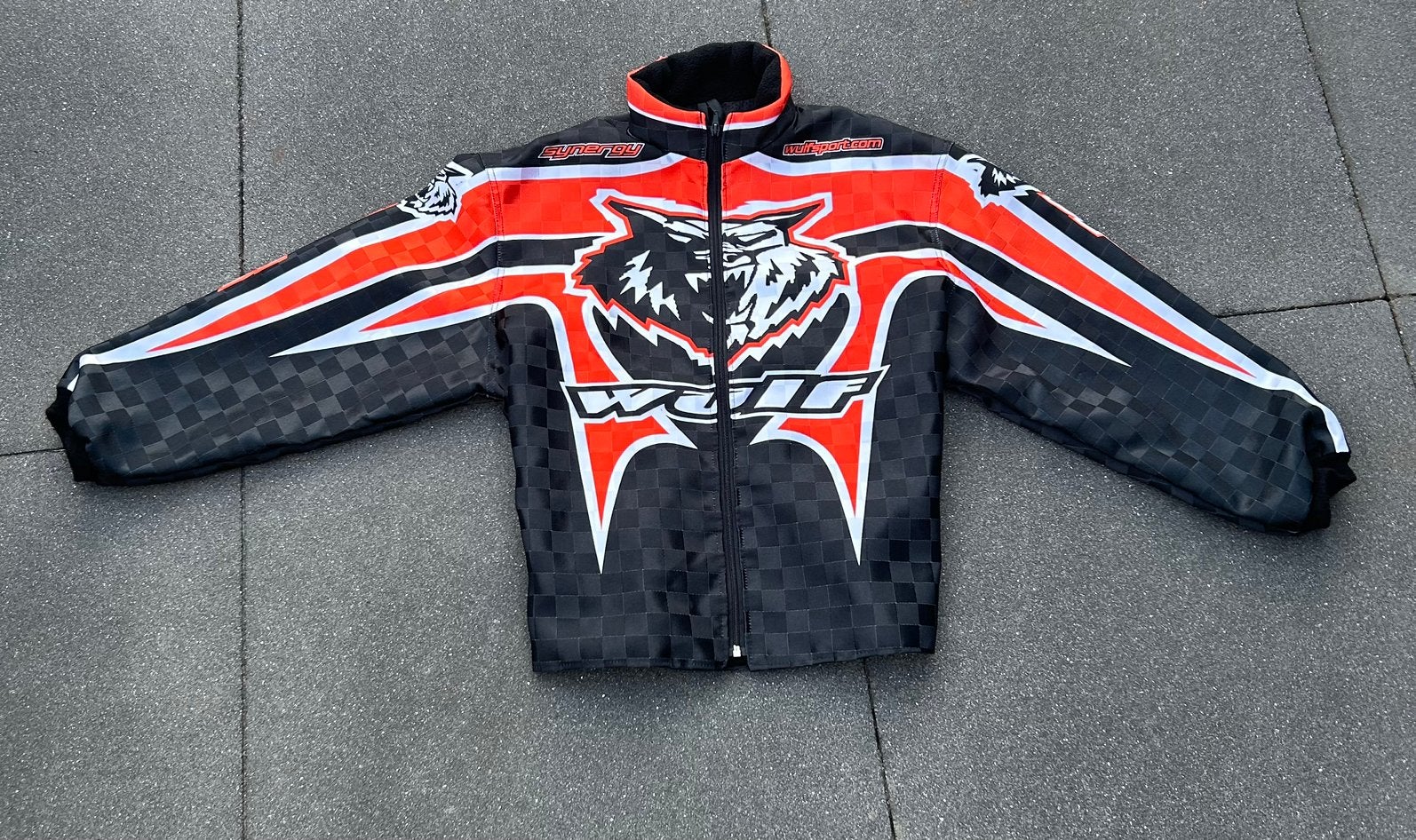 Motorcross jas/ vitage jack merk wulf maat 34, Motoren, Kleding | Motorkleding, Ophalen of Verzenden, Tweedehands, Dames, Motorcrosskleding