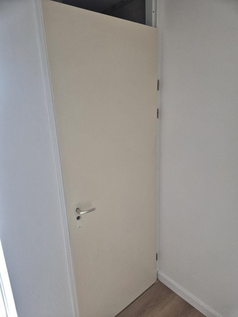 Binnendeuren - opdekdeuren, Doe-het-zelf en Verbouw, Deuren en Horren, Ophalen, Gebruikt, 80 tot 100 cm, Binnendeur