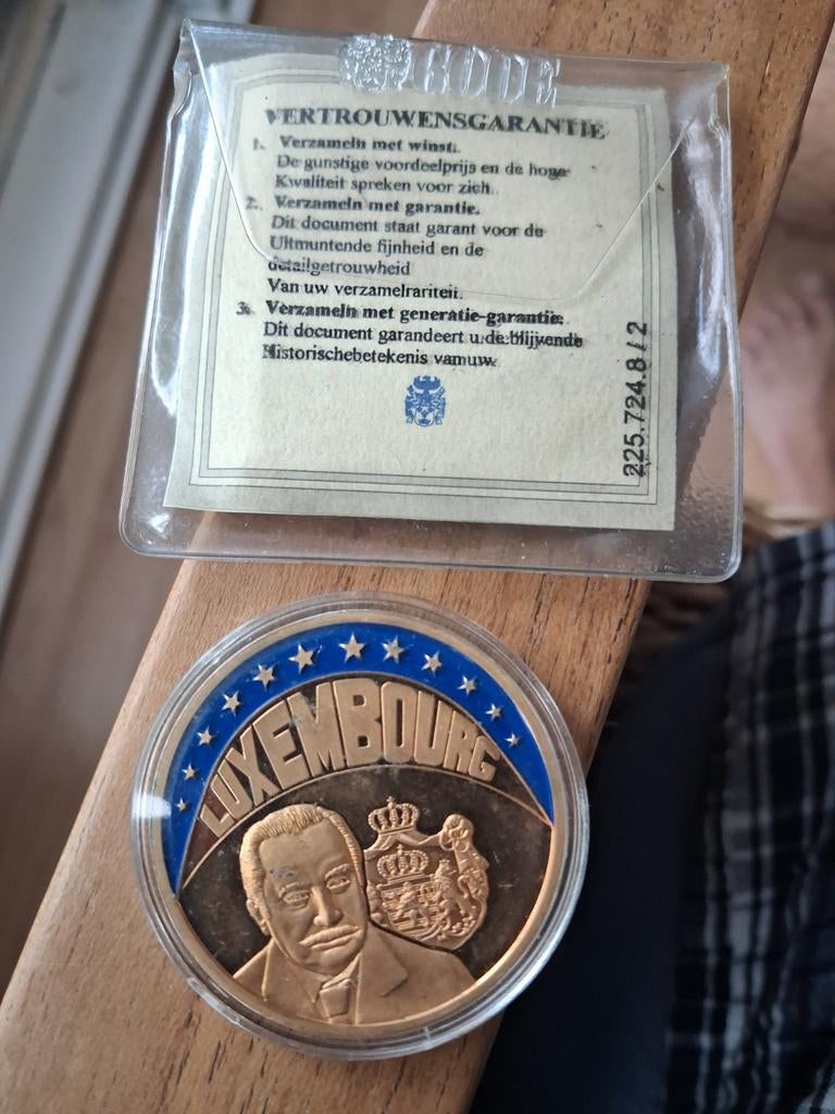 Zeldzame Luxemburg ECU munten 1997 met certificaat, Postzegels en Munten, Ophalen of Verzenden, Koningin Beatrix, Overige waardes