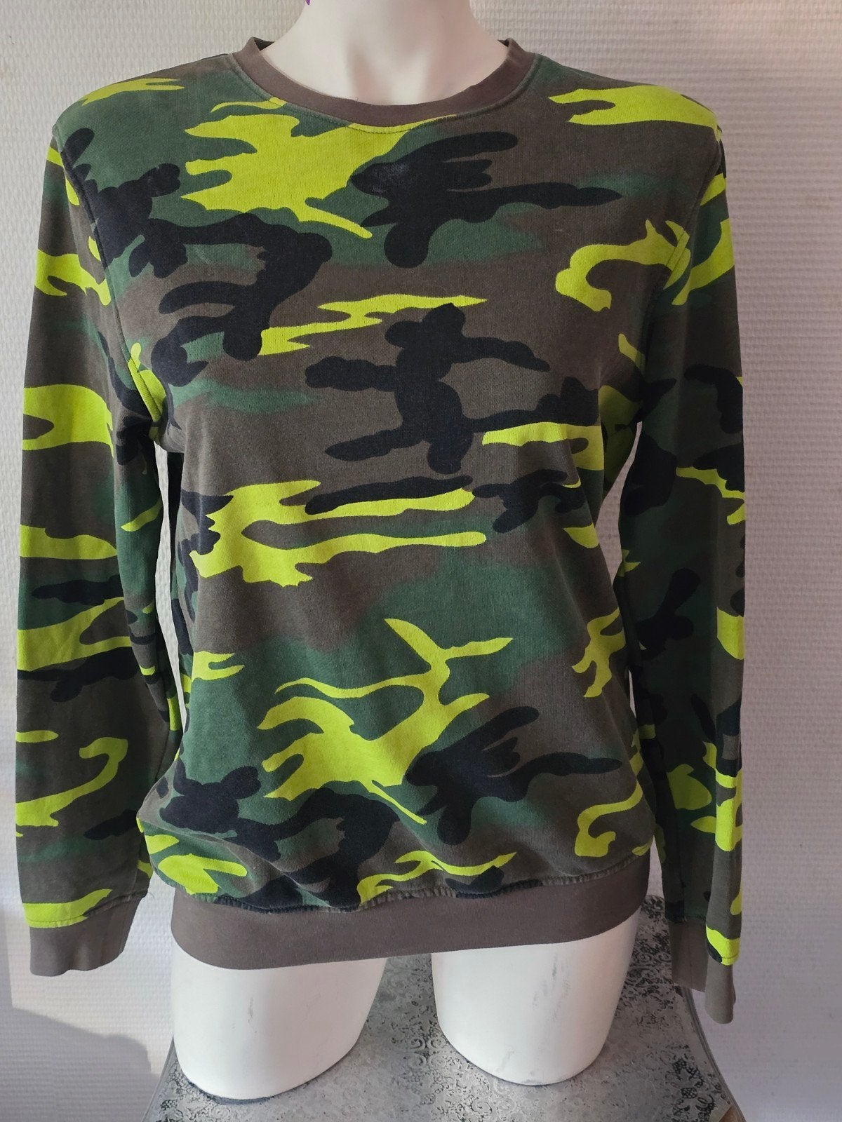 Airforce Camouflage Sweater - Maat M, Maat 48/50 (M), Ophalen of Verzenden, Airforce, Gedragen