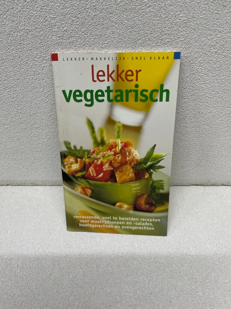 Lekker Vegetarisch Kookboek - Snel en Makkelijk, Boeken, Gelezen, Hoofdgerechten, Vegetarisch, Ophalen of Verzenden