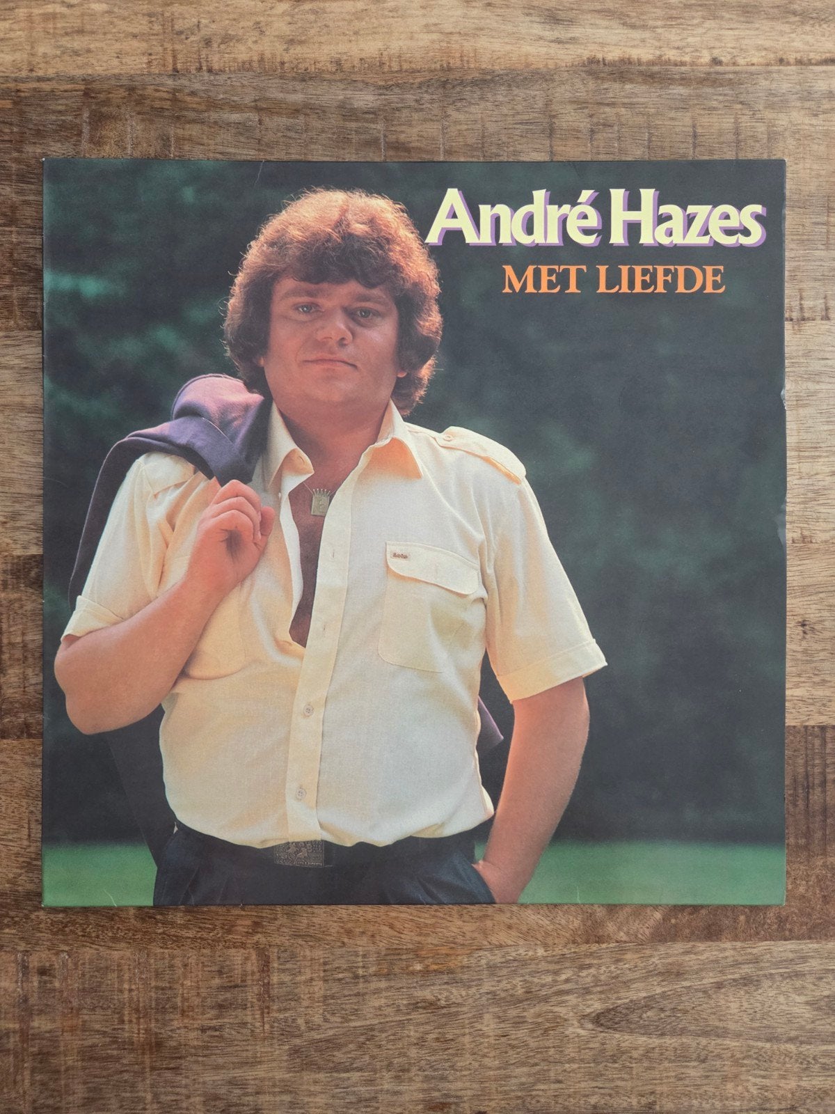 Lp Andre hazes met liefde, Cd's en Dvd's, Ophalen of Verzenden, Zo goed als nieuw, 12 inch, Levenslied of Smartlap