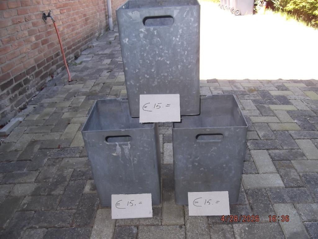 Bloembak, Tuin en Terras, Bloembakken en Plantenbakken, Ophalen, Minder dan 30 cm, Rond, Balkon
