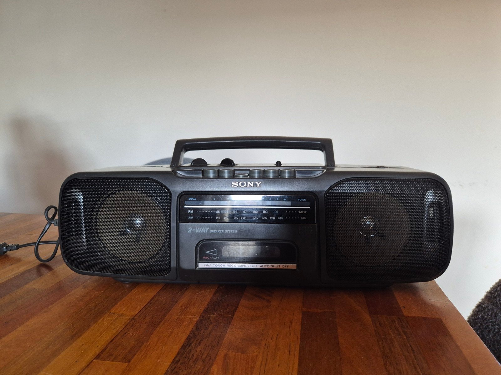 Sony CFS-200 Radio Cassette Recorder Boombox, Audio, Tv en Foto, Ophalen of Verzenden, Gebruikt, Radio