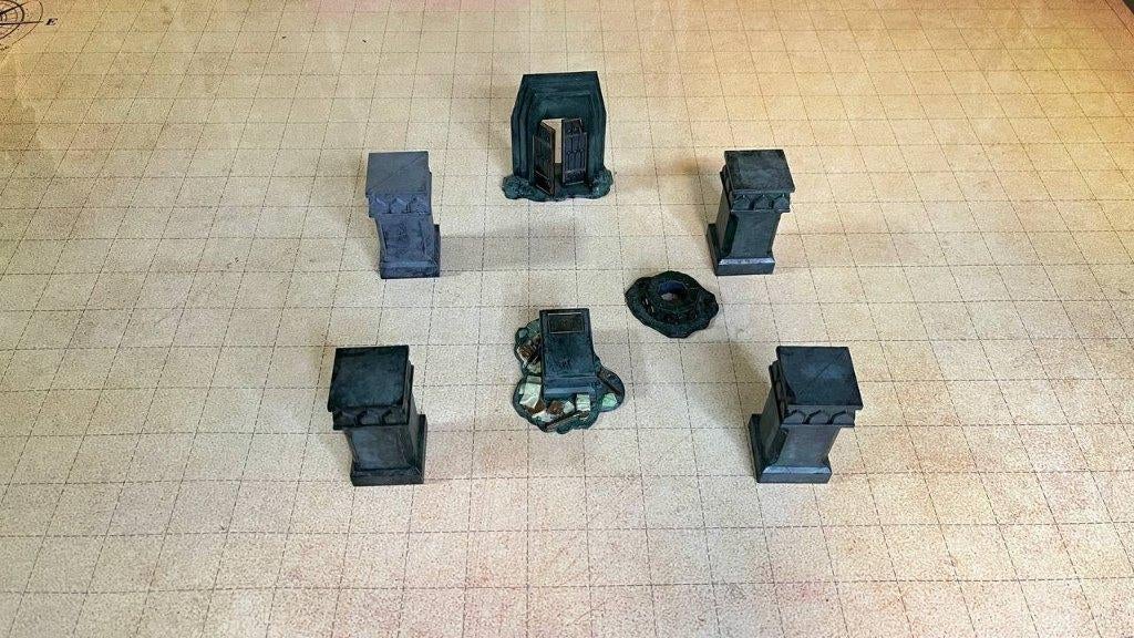 GWC LotR Mines of Moria - resin terrein (geen minis), Ophalen of Verzenden, Gebruikt, Warhammer