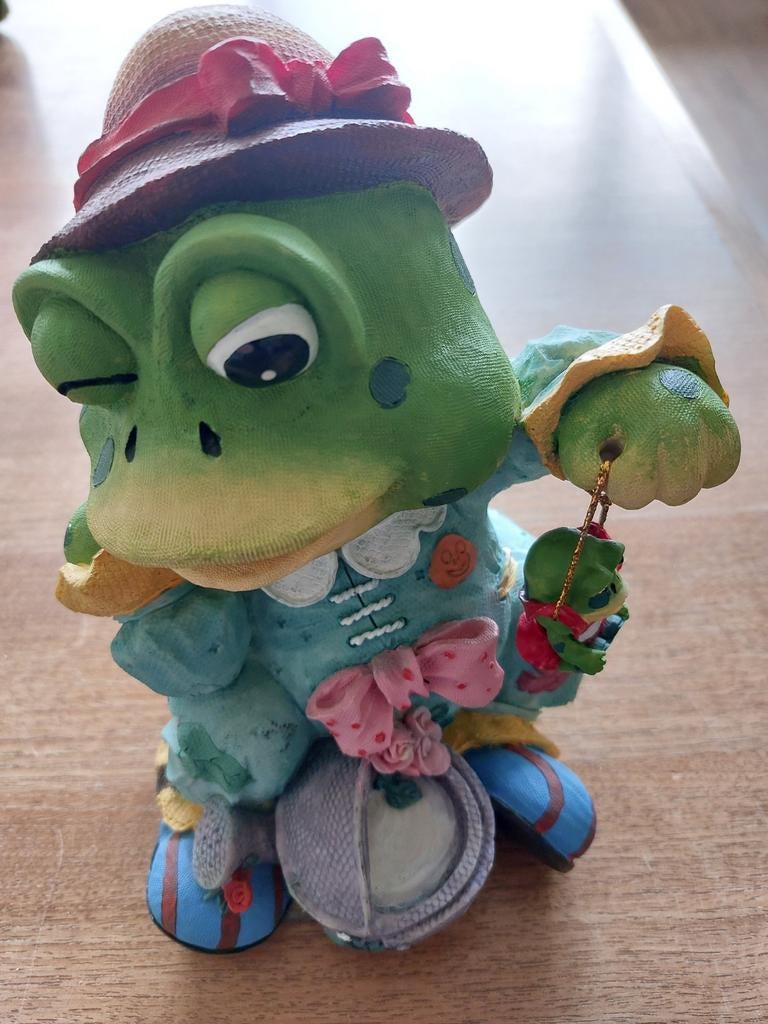 Efteling Kikker spaarpot, Verzamelen, Efteling, Zo goed als nieuw, Beeldje of Poppetje, Ophalen of Verzenden