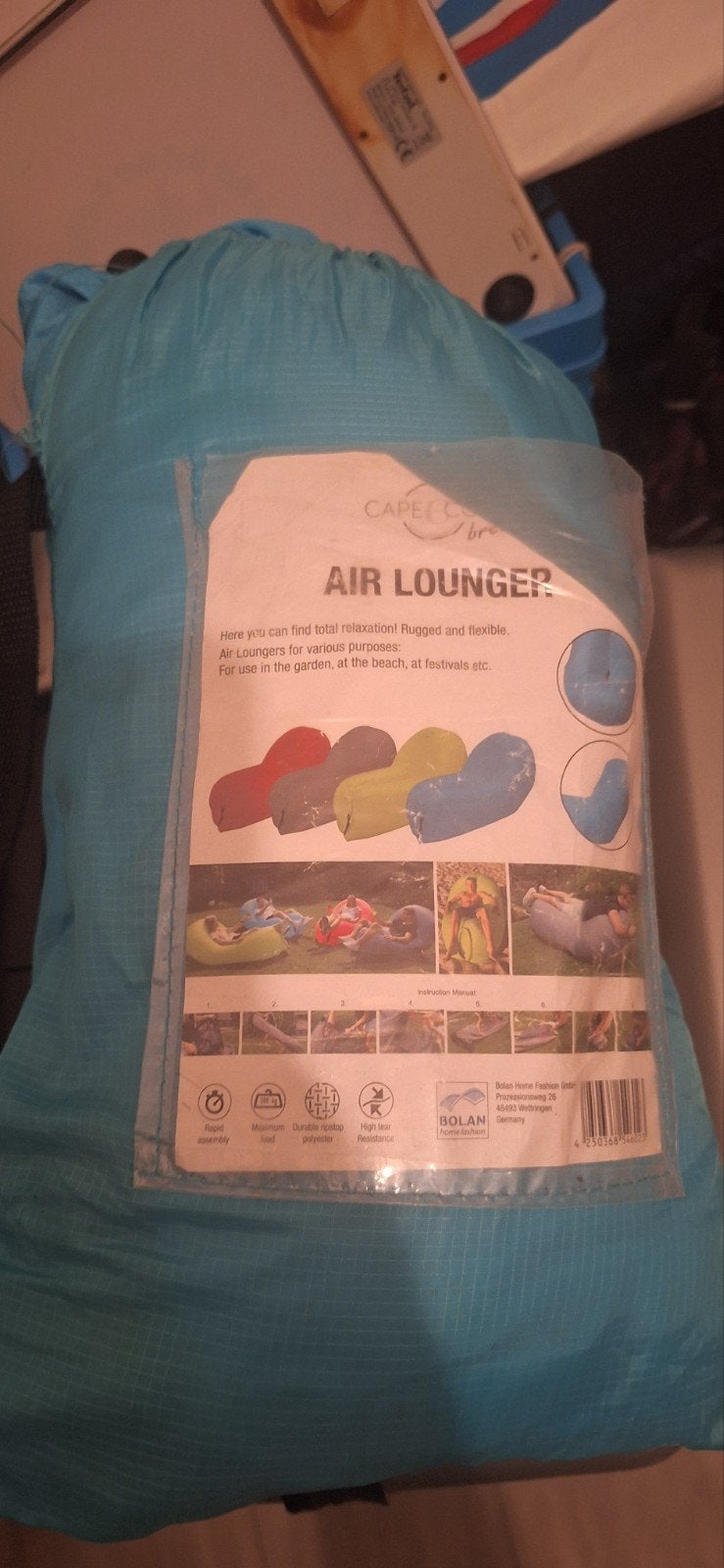 Cape Cod Breeze Air Lounger - Opblaasbare Zitzak, Caravans en Kamperen, Luchtbedden, Gebruikt, 1-persoons, Ophalen