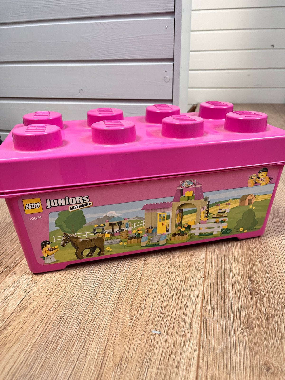 Lego Juniors 10674 Paardenboerderij opbergdoos, Ophalen of Verzenden, Gebruikt