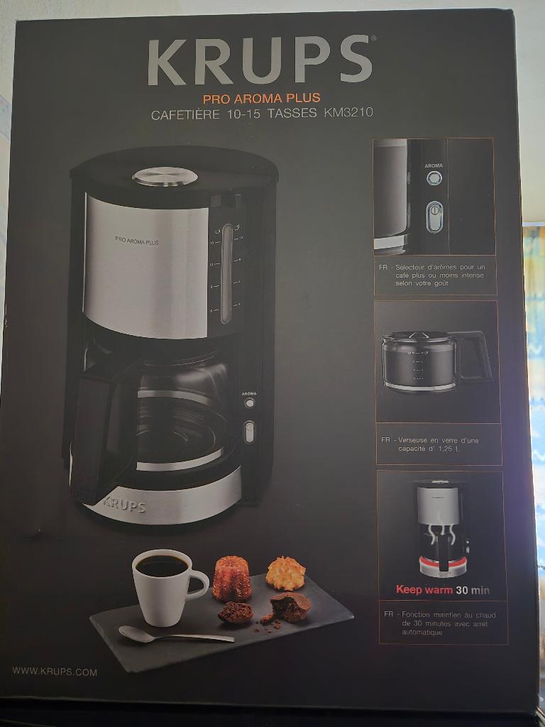 Krups filterkoffie apparaat, Witgoed en Apparatuur, Koffiezetapparaten, Ophalen, 10 kopjes of meer, Gemalen koffie, Koffiemachine