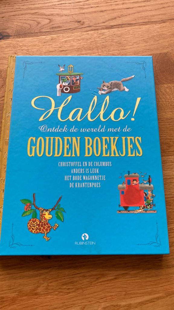 Hallo! Ontdek de wereld van de gouden boekjes, 5 of 6 jaar, Jongen of Meisje, Ophalen of Verzenden, Zo goed als nieuw
