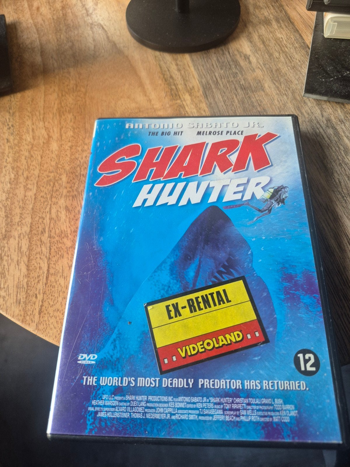 Shark Hunter DVD - Actie/Avontuur (Ex-Rental), Nederlands, Ophalen of Verzenden, Vanaf 12 jaar, Gebruikt