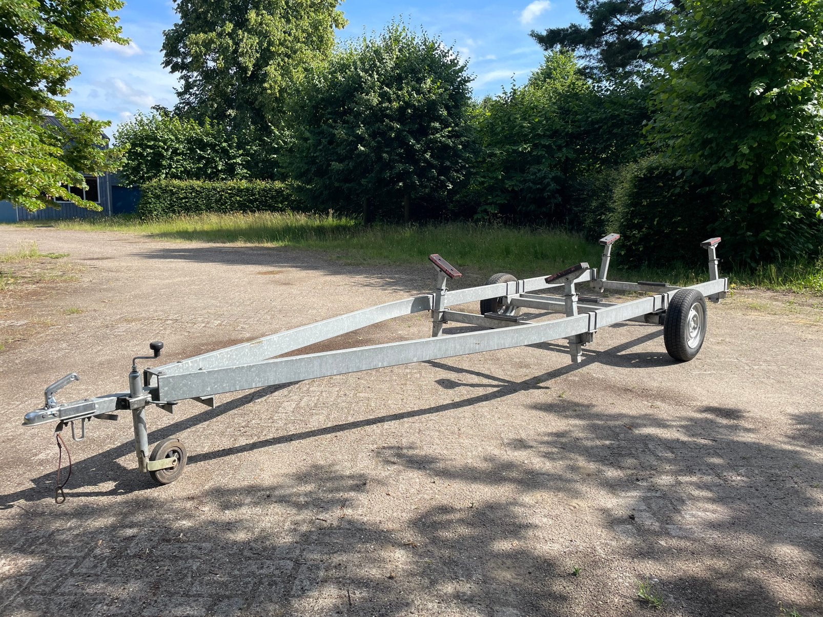 Kalf stallingstrailer te koop, Ophalen, Minder dan 1500 kg, Gebruikt, Sloepentrailer