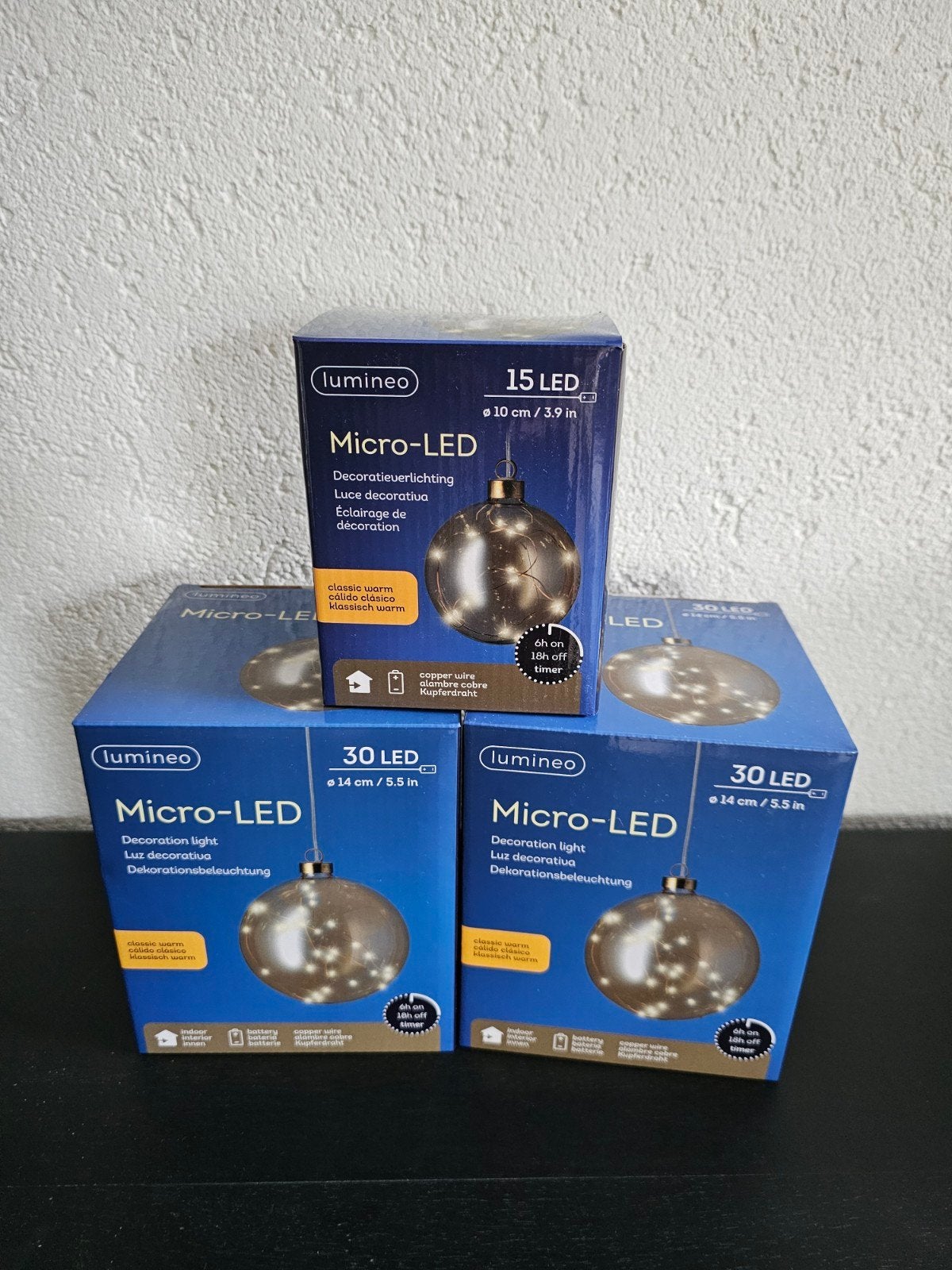 Lumineo Micro-LED Decoratieverlichting - Nieuw, Ophalen, Nieuw, Meerkleurig, Glas