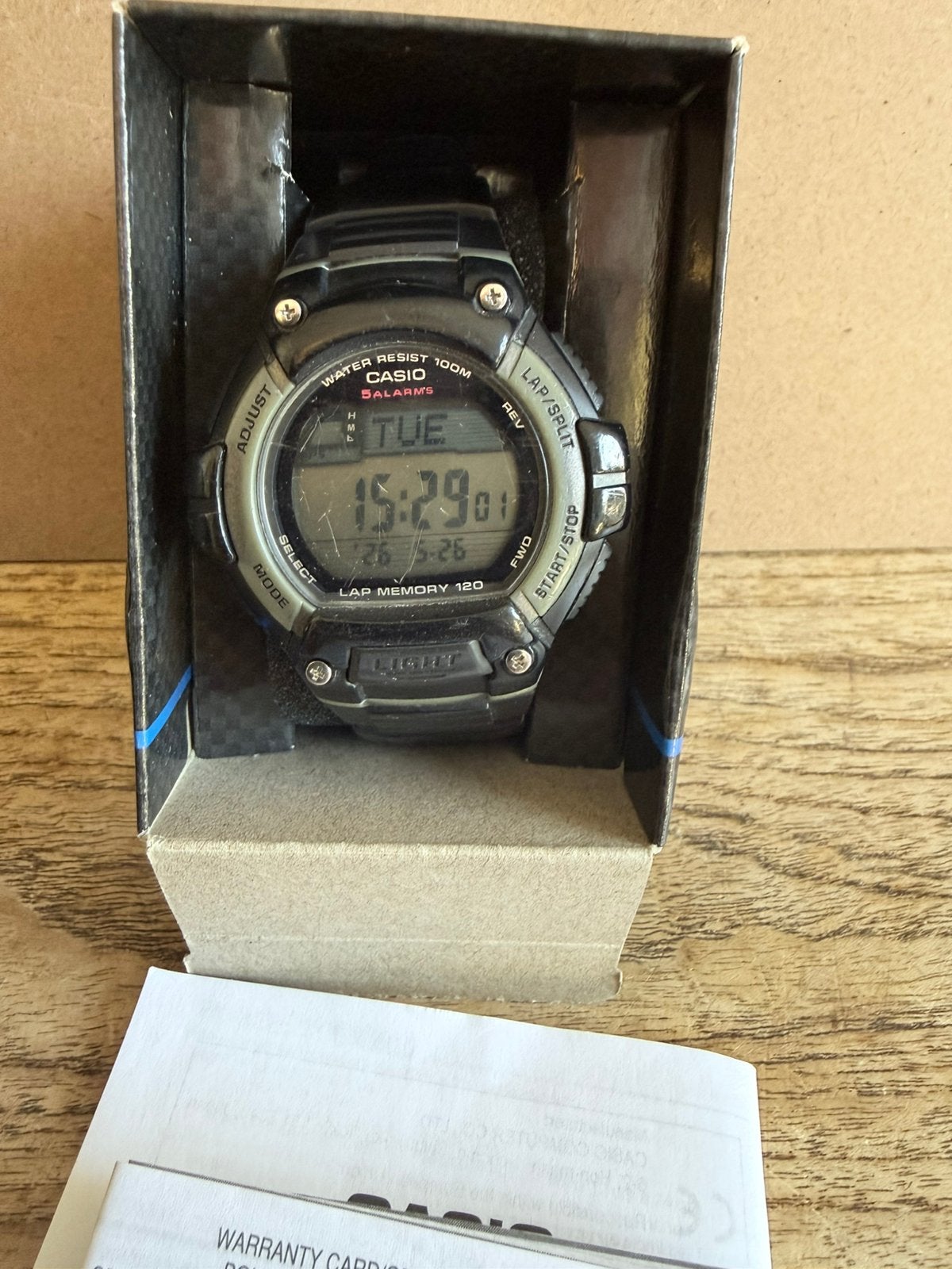 Casio sporthorloge te koop., Ophalen of Verzenden, Gebruikt, Zwart, Android