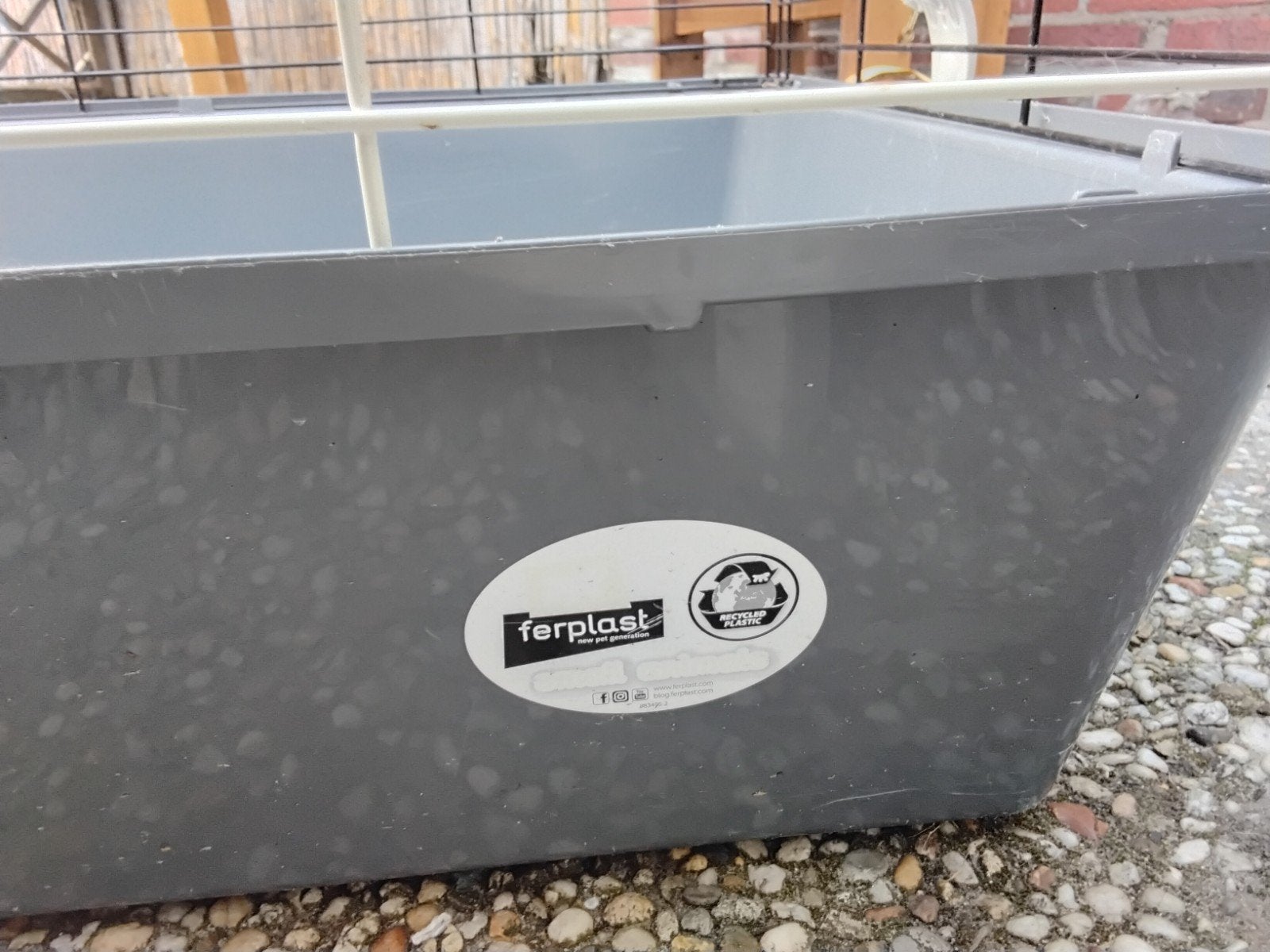 Konijnenkooi Ferplast te koop, in goede staat, compleet., Kooi, 110 cm of meer, Cavia, Zo goed als nieuw