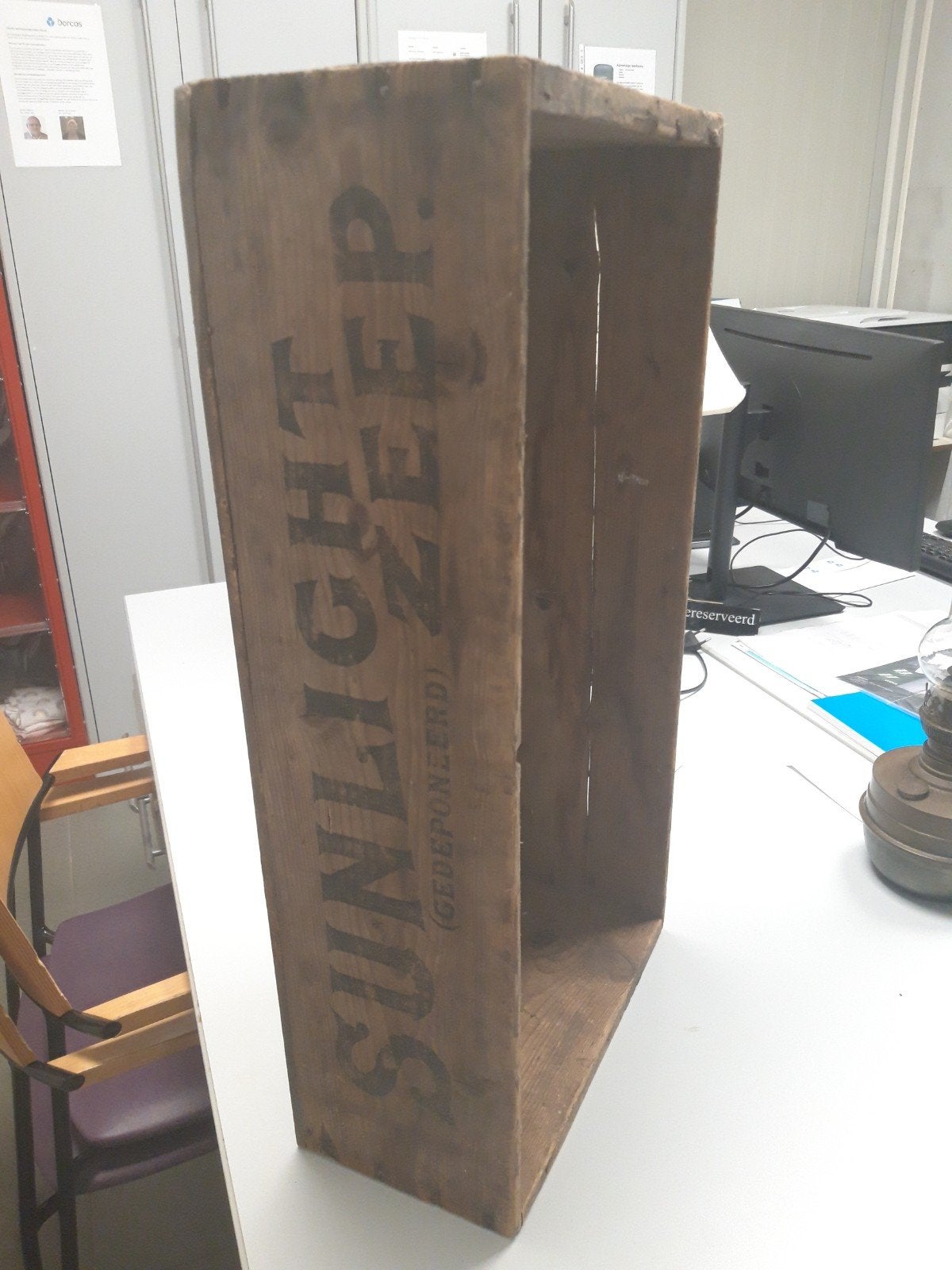 Vintage Sunlight Zeep Kistje - Jaren '20, Antiek en Kunst, Ophalen of Verzenden