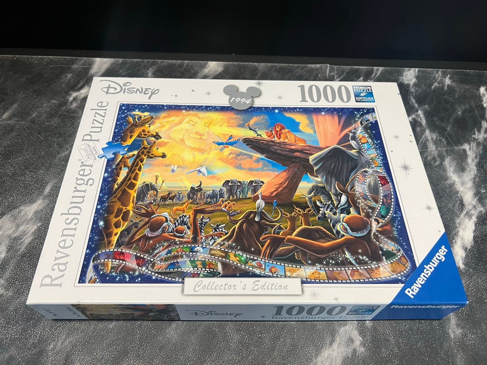 Ravensburger Disney Collecters  puzzel 1000 stuks Lion King, Ophalen of Verzenden, 500 t/m 1500 stukjes, Zo goed als nieuw
