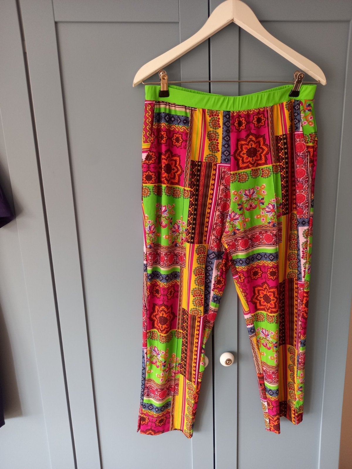 Plus basics broek maat 46 .nieuw.travelstof., Ophalen of Verzenden, Zo goed als nieuw, Blauw, Broek of Spijkerbroek