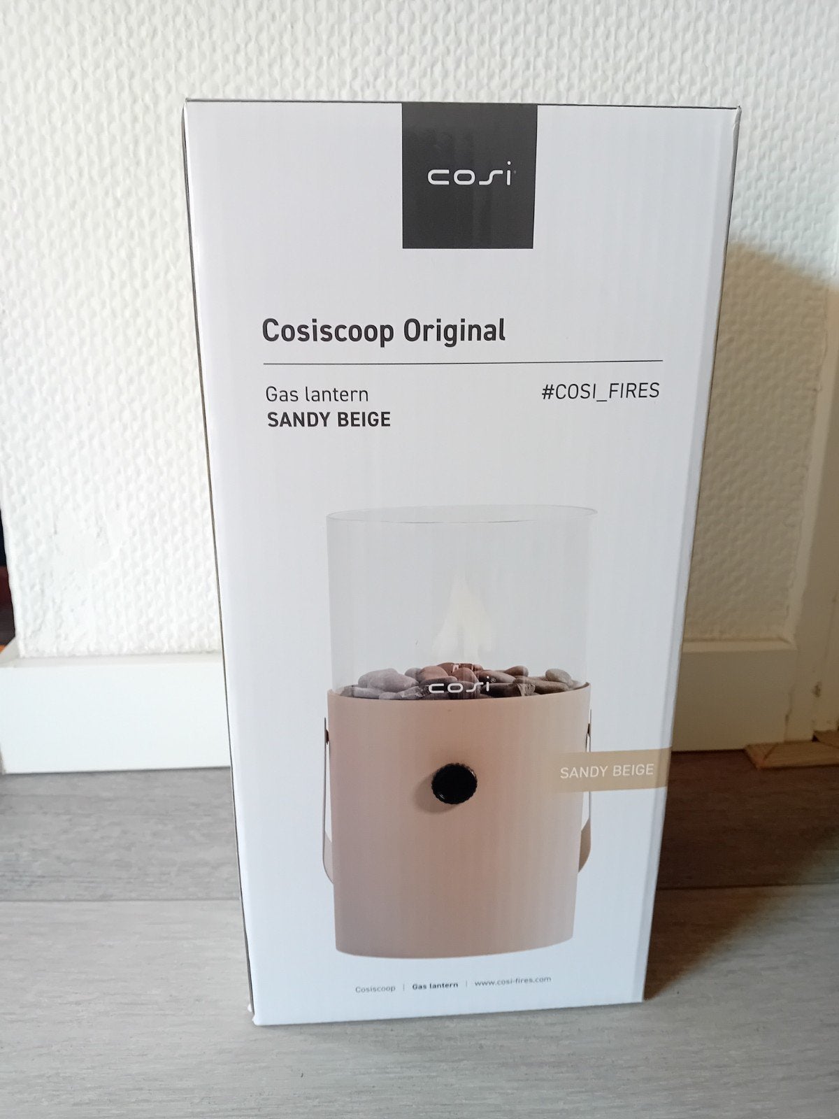Cosi Cosiscoop Original gas lantern sandy beige Gaslantaarn, Ophalen of Verzenden, Nieuw, Zonne-energie, Minder dan 50 watt