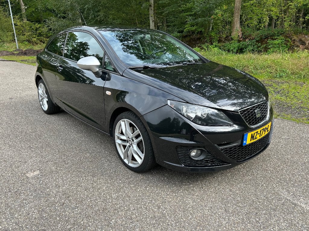 Seat Ibiza 1.4 TSI FR 150 PK AUT 2011 Zwart, Auto's, 1154 kg, 4 cilinders, 150 pk, 620 kg