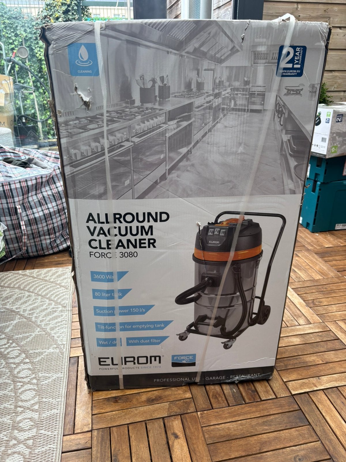 Bouwstofzuiger Force 3080 nieuw in doos, Witgoed en Apparatuur, Ophalen, Nieuw