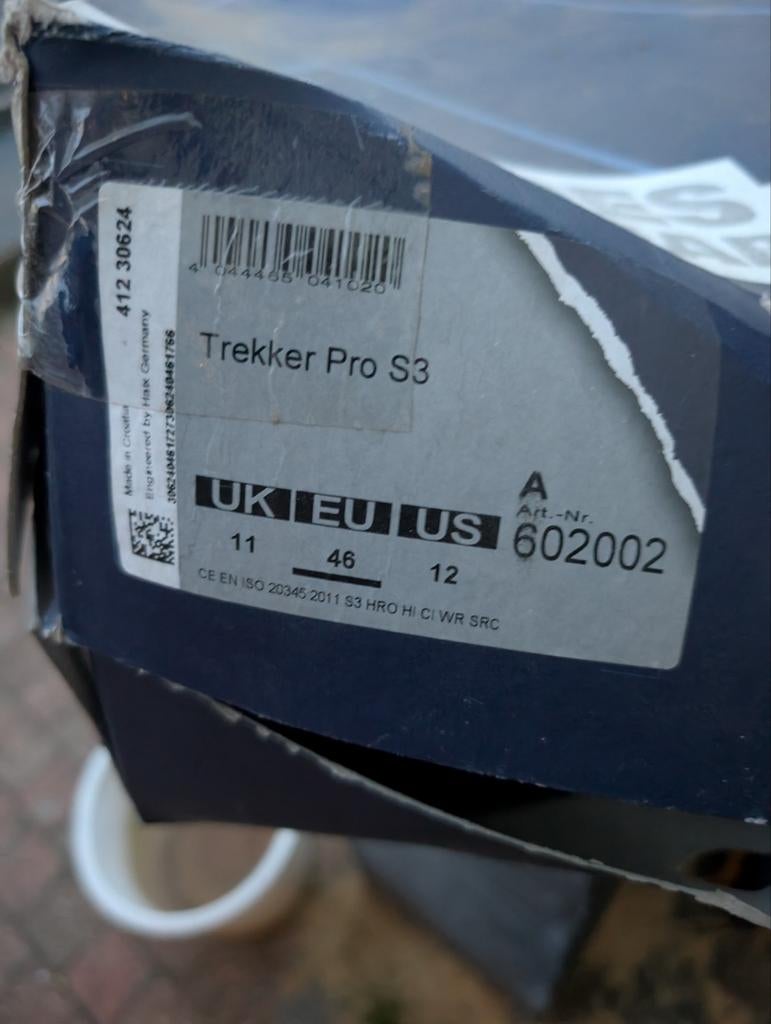 Haix trekker pro maat 46 nieuw, Ophalen of Verzenden, Nieuw, Zwart, Werkschoenen