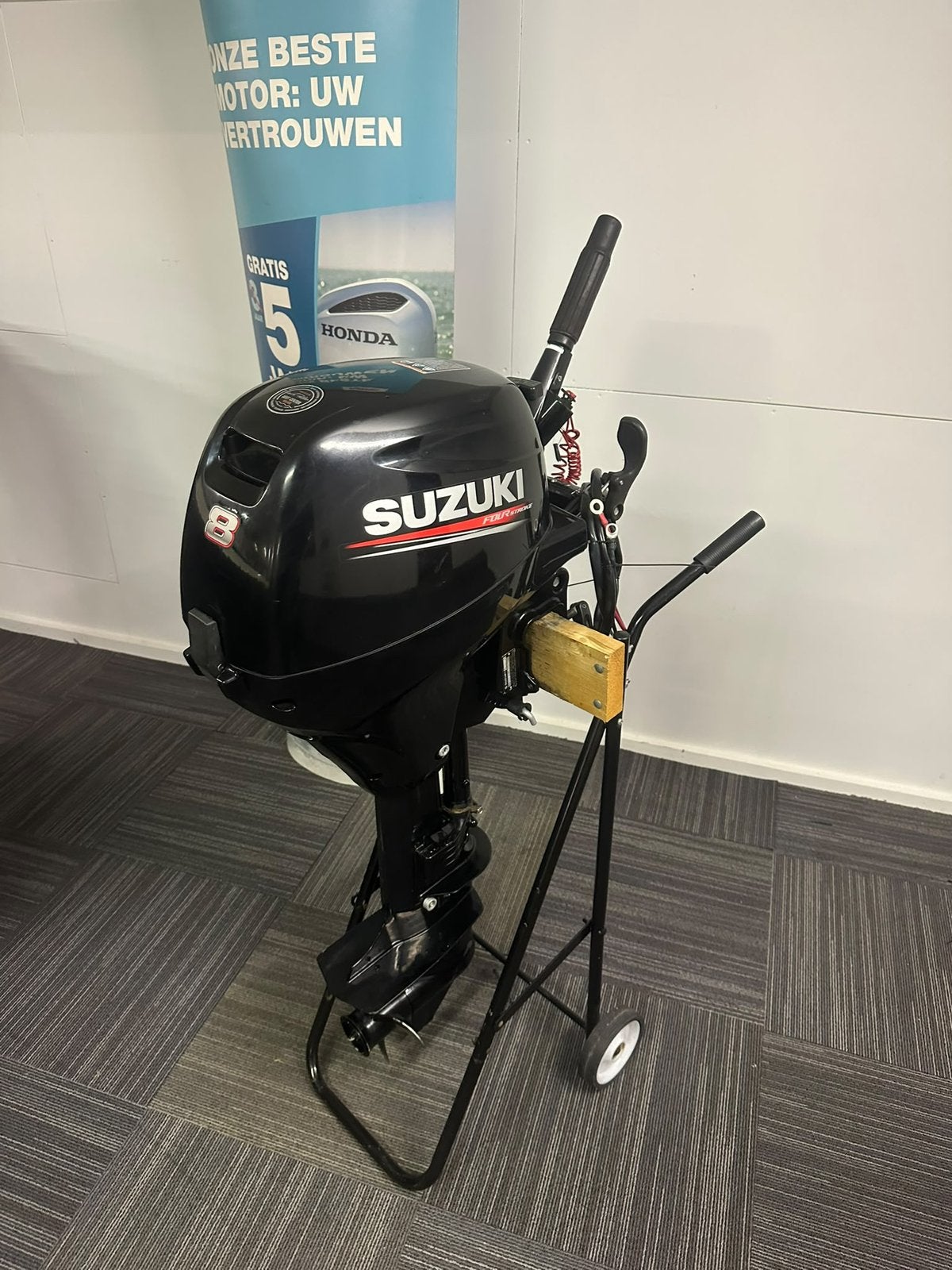 Zeer nette Suzuki 8 pk elektrische start, Ophalen, 5 tot 10 pk, Zo goed als nieuw, Elektrische start