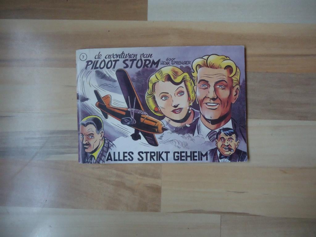 piloot storm, Eén stripboek, Verzenden, Zo goed als nieuw
