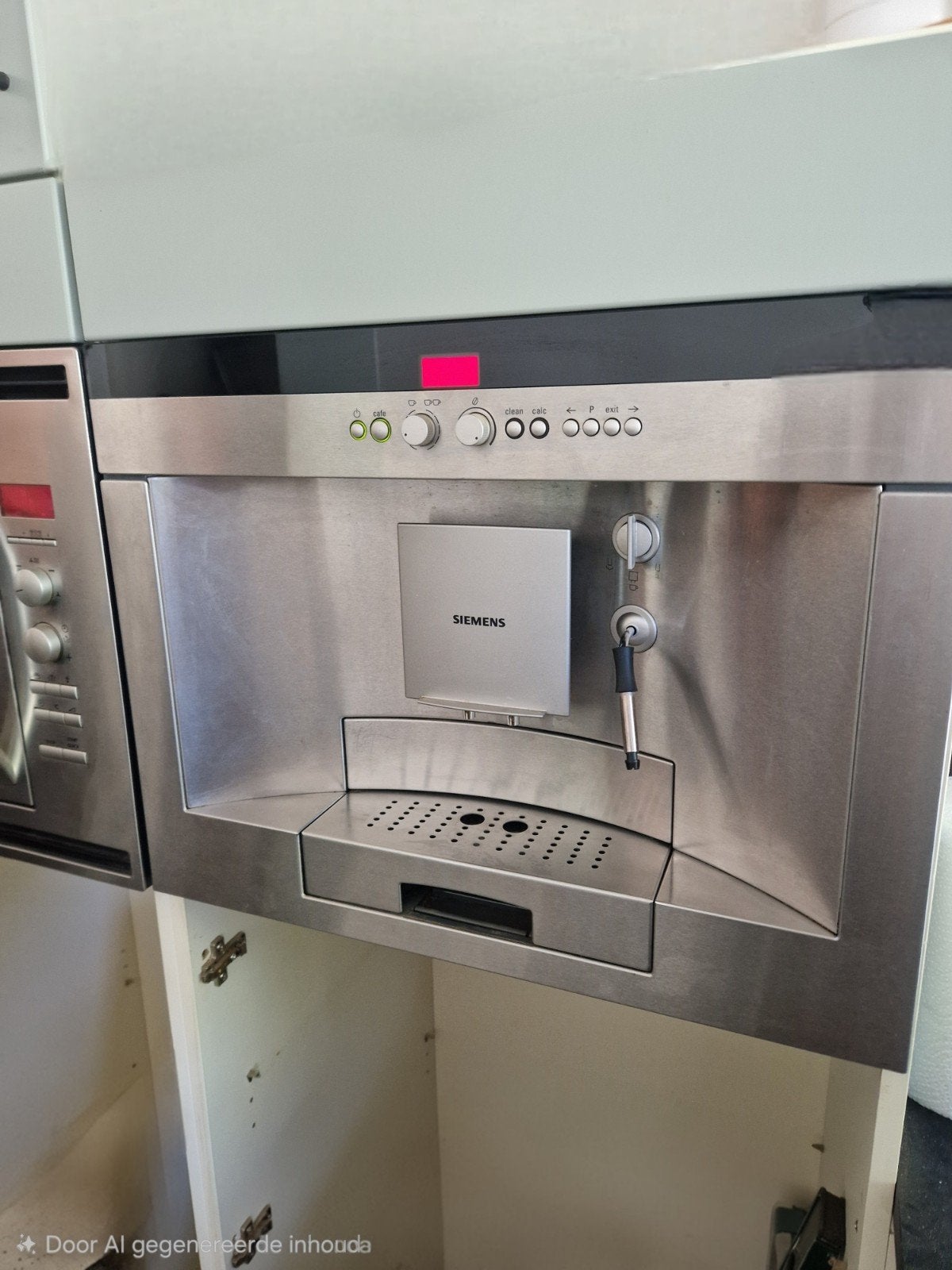 koffiemachine en magnetron oven, Ophalen, Gebruikt