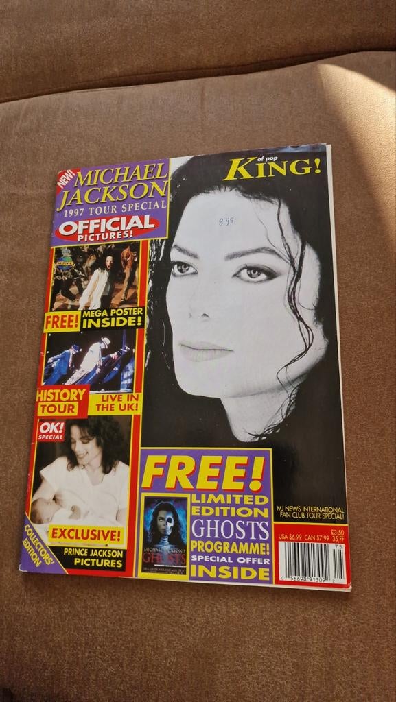Michael Jackson 1997 Tour Special tijdschrift, Verzenden, Muziek, Film of Tv