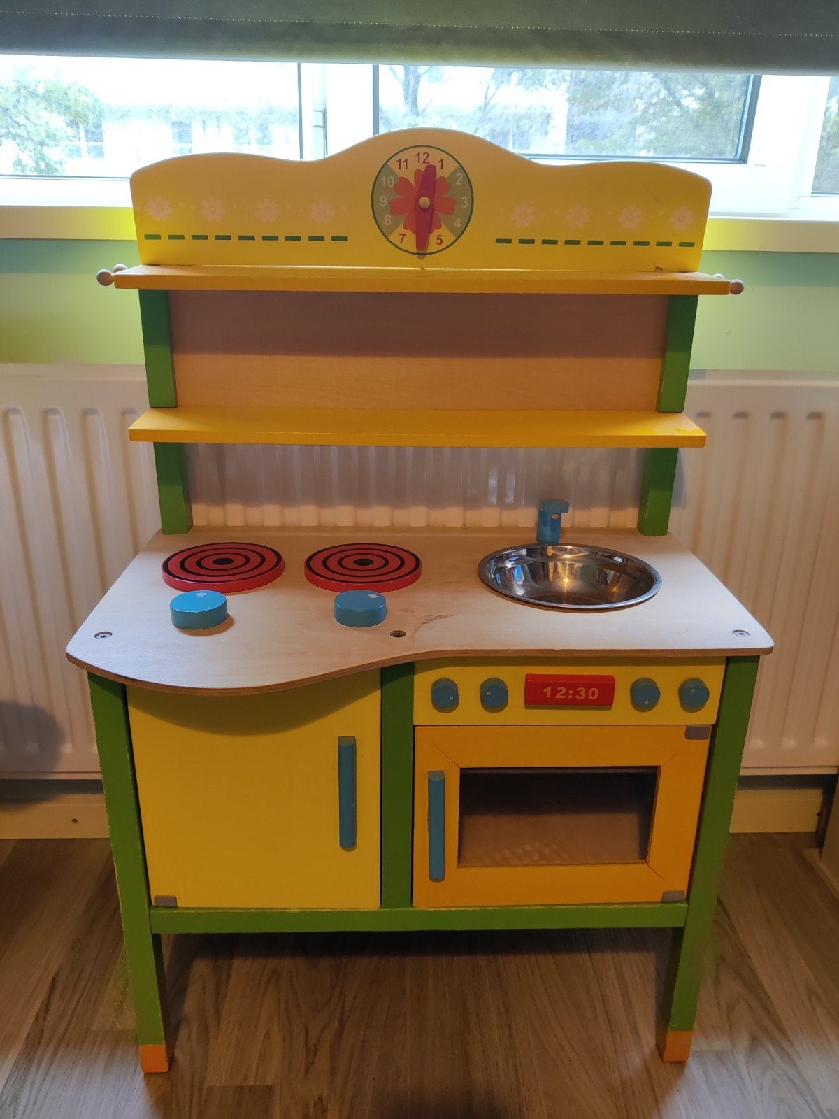 Houten speelkeuken met uitgebreide accessoires, Ophalen, Gebruikt, Hout, Speelkeuken