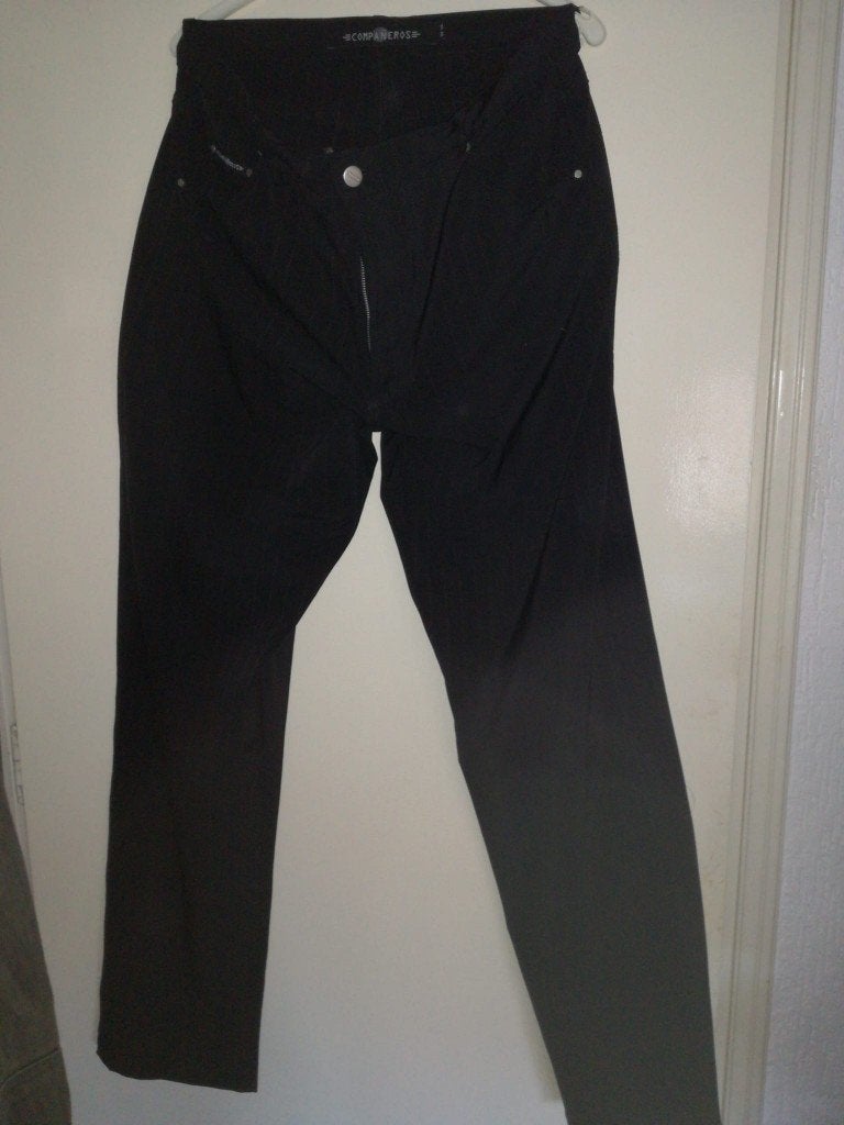 Als Nieuw Companeros pantalon zwart streep W36 L34, Ophalen of Verzenden, Zo goed als nieuw, Maat 56/58 (XL), Zwart