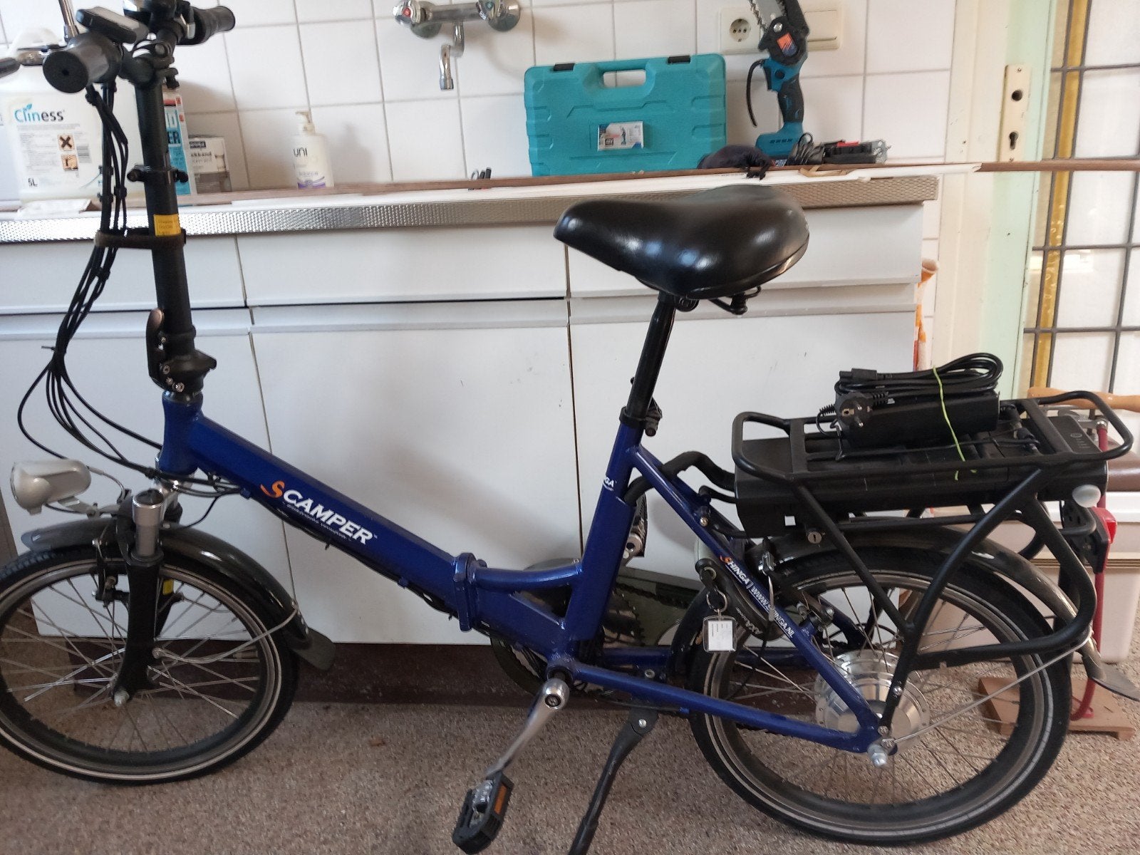 Elektrische vouwfiets Lacros Scamper, Minder dan 47 cm, Ophalen, Gebruikt, Overige merken