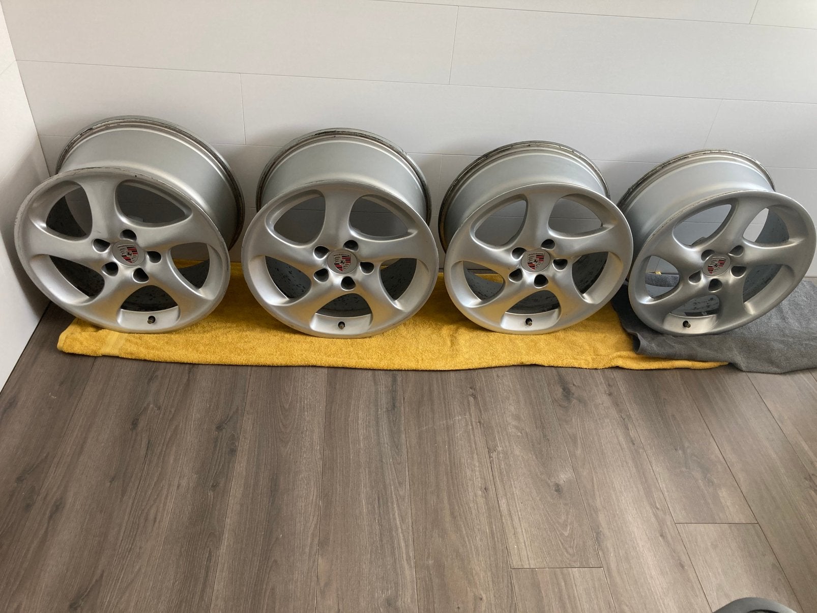 Porsche 911 996 Carrera 4S Turbo breedset 18 inch, Ophalen of Verzenden