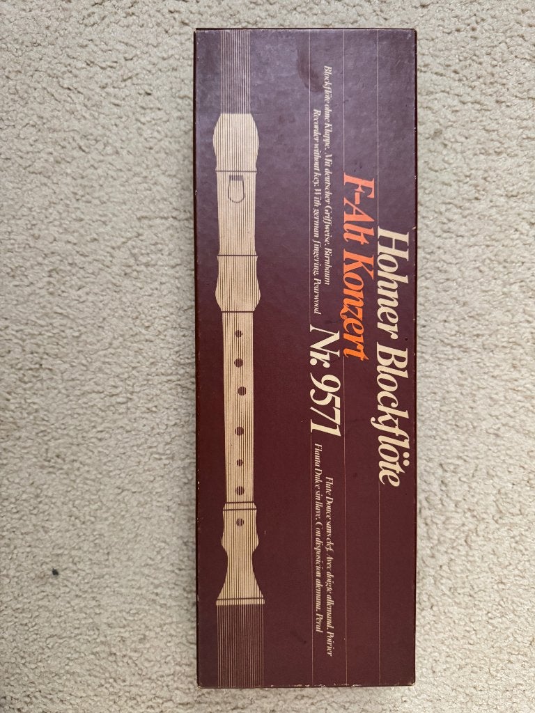 Hohner blokfluit F-Alt Konzert Nr. 9571, Muziek en Instrumenten, Ophalen of Verzenden, Zo goed als nieuw, Alt