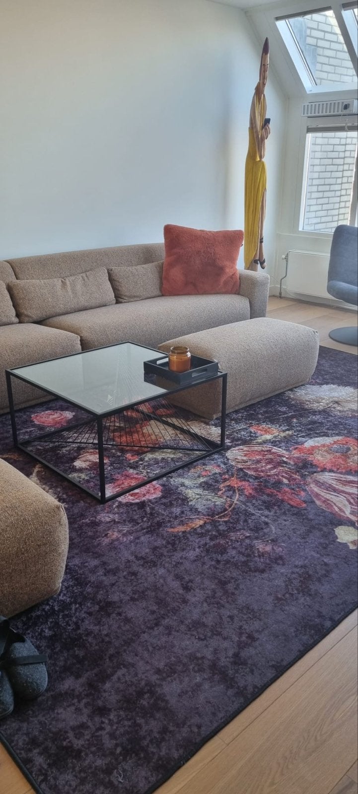 Kare Design Salontafel Twisted 75x75x40 cm, Ophalen, Vierkant, 50 tot 100 cm, Zo goed als nieuw